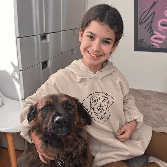 Personalisierter Haustier-Hoodie für Kinder